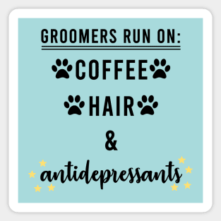 Dog Groomers Run On Sticker